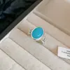 Serenidad de Té Blanco, Anillo Abierto Irregular de Perla Tejido Plegado, Anillo de Dedo Índice de Lujo Ligero de Gama Alta, Accesorio de Mano de Moda