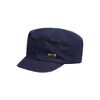 Sombrero de Montar de Mezclilla Estilo Británico de Gama Alta Boina Patchwork con Visera de Cuero Retro Sombrero Octagonal de Copa Plana Elegante Versátil para Mujer