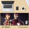 Alfombrilla de ratón Marvel de gran tamaño con borde de bloqueo, gruesa, de Iron Man, Avengers, para teclado, para oficina, grande