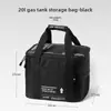 ISE MOUNT Bolsa de Armazenamento Grande Capacidade para Exterior 20L Conjunto Panela Fogareiro Anti-colisão Bolsa de Armazenamento para Cilindro de Gás Bolsa para Acampamento Piquenique
