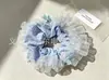 Scrunchies estilo floresta para mulheres, Scrunchies de laço para fazer você mesma, Scrunchies estilo coreano, acessórios, em estoque atacado