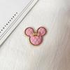 Lindo colgante de carcasa para teléfono móvil de oso Mickey DIY, accesorios para la cabeza de ropa, decoraciones de aleación, accesorios al por mayor