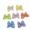 Tela de color sólido macaron moño de cola de golondrina hecho a mano DIY accesorios para el cabello ropa zapatos sombreros bolsos accesorios de decoración para mascotas