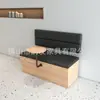 Restaurante Occidental de Moda, Restaurante Sencillo, Juego de Mesa y Sillas para Restaurante, Cafetería Estilo Coreano, Tienda de Té de Leche, Asientos de Cabina Montados en la Pared, Banco Largo