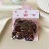 Gomas de Pelo de Colores Desechables para Niñas Pequeñas Ligas Nuevas para el Cabello Alta Elasticidad No Daña el Cabello Ligas para el Cabello