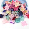 Piezas de Flor de Hortensia Quemada Simulada Flores Simuladas Semiterminadas Flores Artificiales Frescas Accesorios de Decoración para Zapatos y Sombreros para el Hogar