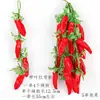 Pimiento Rojo Maíz Falso Ajo Cacahuetes Verduras Frutas Restaurante de Granja Patio Modelo Decoraciones Decoraciones de Cuerda Colgantes