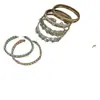 Pulsera de malla de cristal con cuentas estilo francés minimalista, un diseño moderno y chic para el uso diario, una pieza de joyería única y discreta con un toque de lujo