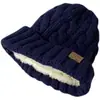 Gorros para Hombre y Mujer en Invierno, Forrados de Polar, Gorros de Punto Engrosados y Cálidos, Protección para los Oídos para Exteriores, Gorros de Lana para Ciclismo Callejero en Frío