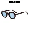 Óculos de Sol Irregulares Novos Estilo Coreano da Moda, Versáteis e Tendência Estilo de Rua, Óculos de Sol com Tachas, Óculos com Proteção UV