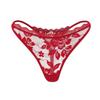 Exclusivo transfronteiriço para tamanho europeu e americano tanga sexy renda flor vazado cintura baixa roupa íntima feminina em estoque