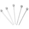 Aguja de Bola de Acero Inoxidable 50mm (2 pulgadas) Alfiler con Cabeza de Bola para Manualidades de Bisutería