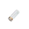 Fornecido Diretamente pelo Fabricante, Frascos Tubo Transparentes de 10ml com Tampas Banhadas a Ouro e Rolhas de Silicone Podem Ser Usados para Armazenar Pó Liofilizado, Líquido Original e Óleos Medicinais