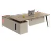 Escritorio y Silla de Oficina Ejecutiva Combinación Simple Moderno Escritorio Ejecutivo Mesa de Presidente Gerente Supervisor Muebles de Oficina de Gama Alta
