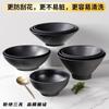Vajilla de melamina tazón comercial para fideos porcelana tazón negro para ramen plástico sopa de fideos de arroz en polvo Malatang tazón grande especial para tienda de fideos