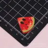 Juguete de comida simulada rodajas de fruta limón sandía accesorios de resina pegamento de crema DIY funda de teléfono llavero hecho a mano