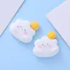 Lindos Accesorios de Resina de Nube y Sol DIY Cabeza de Pegamento de Crema Tocado Pasador Funda para Teléfono Móvil Taza de Agua Parche para Coche Eléctrico