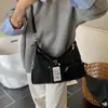 Bolsa Tote Casual Versátil de Grande Capacidade Transfronteiriça Nova Moda Outono e Inverno Bolsa de Ombro Bolsa de Axila Bolsa Transversal