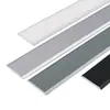 Tira Plana Decorativa de Aleación de Aluminio para Paredes de Fondo, Baldosas de Piso y Tiras de Borde de Aluminio Metálico