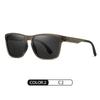 Amazon Novos Óculos de Sol Masculinos S12102 Fashion TR Óculos de Sol Injeção Bicolor Óculos de Sol Polarizados para Condução