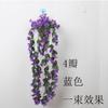 Guirnalda de Flores Artificiales Violetas colgante orquídea para colgar en la pared decoración de ratán de flores falsas de plástico decoración de sala de estar interior flor de seda