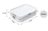 Caja de plástico sellada multifuncional para mantener la frescura, recipiente para mantener la frescura del refrigerador, recipiente para calentar el horno microondas, lonchera, caja de almacenamiento de alimentos, caja sellada