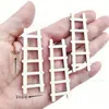 Artesanía de Madera Regalos Accesorios de Fotografía Micro Paisajismo Adornos de Navidad Pequeñas Escaleras de Madera Artesanías Adornos Escalera de Madera