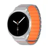 Aplicable para Samsung Watch 9 Correa de Silicona Magnética para Reloj Samsung Watch 8 Correa de Silicona Magnética de Dos Tonos para Reloj