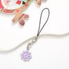 Adornos para teléfono con forma de caja de regalo pequeña de Navidad transfronteriza, colgante de Papá Noel, mini cadena para teléfono, colgante de joyería para mujer