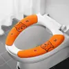 Cojín para Asiento de Inodoro Pegatina para Inodoro del Hogar Anillo para Asiento de Inodoro Funda para Asiento de Inodoro Impermeable Primavera Verano Otoño Invierno Alfombrilla para Inodoro de Cuatro Estaciones Pegatina