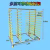 Estante Móvil para Secado de Pintura Estante para Secado de Pegamento de Puerta de Ampolla Estante para Secado de Puerta de Pintura Horneada Estante para Tablero de Secado de Sala de Pintura Fabricante Puede
