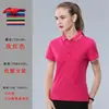 Overol tipo polo de fábrica directa camiseta logo manga corta ropa de trabajo empresarial solapa ropa de clase impresión bordado