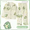 Pijama Infantil Kidsren 2026 para Niños Primavera y Otoño Manga Larga Cuello de Solapa Niño de 15 Años Dibujos Animados Ropa de Casa para Niños Bebé Set