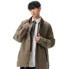 Chaqueta Cortavientos de Solapa Nueva Tendencia Primavera 2026 Moda Casual Holgada Versátil para Viajar Abrigo Fresco Elegante Superior