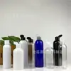 Botella de plástico de 300 ml al por mayor botella pet para envases cosméticos botella con tapa abatible botella de loción gel gel botella dividida