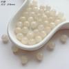 10 piezas/s/Serpentina estrellada de ensueño acrílico Halo teñido cuentas redondas DIY pulsera hecha a mano collar cuentas sueltas material
