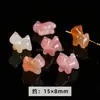 Ágata Yanyuan Carmesí Cuentas Pequeñas, Amuleto de Paz, Colgante de Fortuna, Cuentas Sueltas, Accesorios para Pulseras DIY, Venta al por Mayor de Colgantes