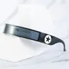 Novos Óculos de Sol Peça Única Transfronteiriços, Estilo Europeu e Americano, Óculos de Sol Tendência para Influenciadores, Mesmo Estilo dos do Xiaohongshu, Óculos de Sol Tecnológicos Futuristas