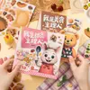 Juego de Pegatinas Creativas y Divertidas para Bandeja de Comida Xinmo, Bandeja de Comida DIY para Aliviar el Estrés, Libro de Pegatinas de Juego de Comida