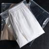 Comércio exterior exportação país insular original único convidado para vara qualidade linho puro cintura elástica cordão arte lazer cinco shorts
