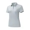 Camisa Polo Esportiva Profissional de Alta Qualidade, Absorvente de Suor, Secagem Rápida, Camiseta Casual com Gola, Manga Curta, Respirável, Polo de Trabalho Corporativo
