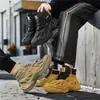 Novos Sapatos Casuais Masculinos para Uso Externo, Comutação, Esportes, Cano Alto, Sola Grossa, Sapatos de Pai, Slip-On, Sapatos da Moda, Sapatos Masculinos