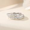 Nuevo Anillo Original S925 Plata de Ley Amor Karst Pareja Anillo Luz Lujo Nicho Diseño Anillo Pareja Mayoreo