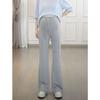 Pantalones de Maternidad Rayón Primavera y Otoño Tejido de Punto Pantalones de Pierna Ancha Delgados con Caída Cintura Alta Ropa Exterior Leggings Pantalones Casuales