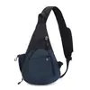 Bolso cruzado de un solo hombro para exteriores transfronterizo, bolsa de pecho impermeable de nailon de gran capacidad para deportes y ocio para hombres y mujeres