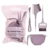 Conjunto Popular de Pincéis para Tintura de Cabelo Estilo Chinês, Tigela para Tratamento Capilar, Pente Dupla Face, Misturador Multifuncional de Creme para Tintura