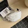 Nova Bolsa de Cintura Céu Estrelado para Meninas, Mochila Casual para Passeios, Bolsa Transversal Leve para Alunos do Ensino Fundamental, Pequena Bolsa de Peito