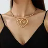 Fabricante al por mayor de collares de gota de metal de estilo punk retro Gorgeous europeo y americano de venta caliente transfronteriza