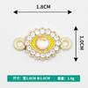 Joyería diy accesorios de aleación ojo del diablo gota de aceite taladro collar pulsera accesorios dobles colgantes venta al por mayor transfronteriza