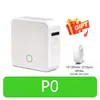 Impresora de Etiquetas P0 Portátil para el Hogar Mini Bluetooth Térmica Nota Nombre Impermeable Pegatina de Nombre Máquina de Precios